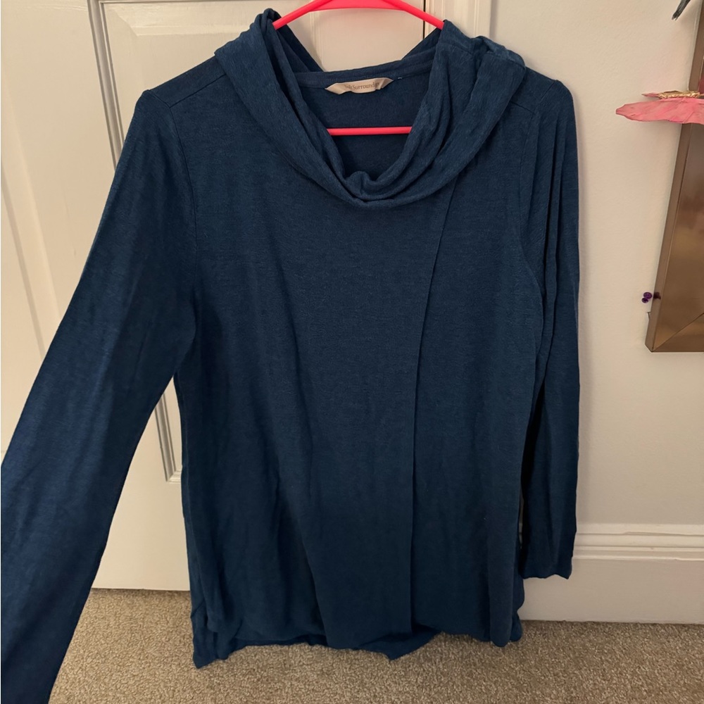 cowl neck top